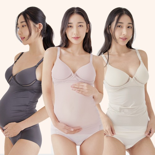 임신출산 육아용품 [마더스베이비] 몰입 수유나시&amp;팬티 세트 (3color) 마더스베이비